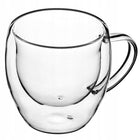 SZKLANKI TERMICZNE DO KAWY HERBATY 250 ml KUBKI PODWÓJNE ŚCIANKI 6 szt espresso latte cappuccino soki napoje szkło