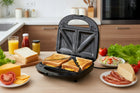 Opiekacz wielofunkcyjny ST250 Eldom 5 w 1 Tosty Grill Gofry Orzeszki Donaty nominalna srebrny/szary