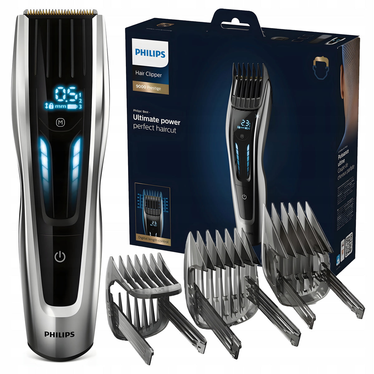 Maszynka do strzyżenia włosów Philips HC9450/15 Series 9000 120 min