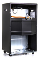 Piecyk Gazowy 4,2 kW Katalityczny Piec na Gaz Włoski Bezwonny + Reduktor 455 mm 777 mm grzewcza czarny
