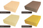Prześcieradło Frotte Figaro 180x200 z gumką grube do łóżka, na materac, elastyczny brzeg, wielokolorowe