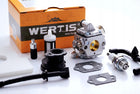 GAŹNIK DO PIŁY STIHL MS180 017 018 MS170 typ ZAMA - ZESTAW FILTRY ŚWIECA układ paliwowy, część zamienna, pilarka