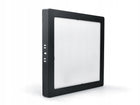 Panel LED Sufitowy 30x30 24W 4000K 2640lm Lampa Natynkowa Plafon Oprawa kwadratowa czarna do salonu kuchni przedpokoju
