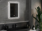 Lustro łazienkowe podświetlane LED do makijażu 50x70 Mexen Zusa antypara 500 mm 700 mm