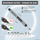 LUTOWNICA PRECYZYJNA AKUMULATOROWA KOLBOWA BEZPRZEWODOWA ZESTAW 420°C USB-C do elektroniki, grzałkowa oporowa 8 W