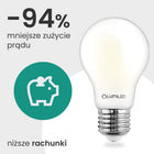 6x żarówka LED E27 filament klasa a 3,8W 840LM = 60W 4000K 360° lumiled tradycyjna bańka, neutralna biel, do lamp i