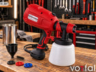 Pistolet agregat malarski natryskowy do malowania ścian 4 dysze sito 1200ml elektryczny 550 w do prac remontowych