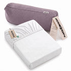 Grube prześcieradło jersey z gumką – 100% bawełna 180/200 premium białe na materac do 30 cm, elastyczne, łatwe