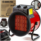 Nagrzewnica elektryczna 3000W ogrzewacz wentylator termowentylator farelka dmuchawa do ogrzewania pomieszczeń