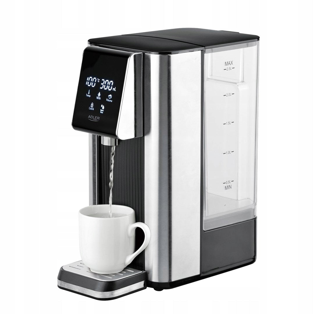 Dyspenser do wody adler AD 1356 15 cm 29.7 cm 2.5 l srebrny