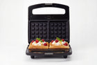 Opiekacz 5w1 wymienne płyty sandwich tosty gofry grill orzeszki donuty nominalna czarny