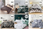 ELEGANCKA POŚCIEL 200x220 KOMPLET DWUSTRONNA + 2 POSZEWKI 70x80 DUŻO WZORÓW satynowa bawełniana, zapinana na zamek