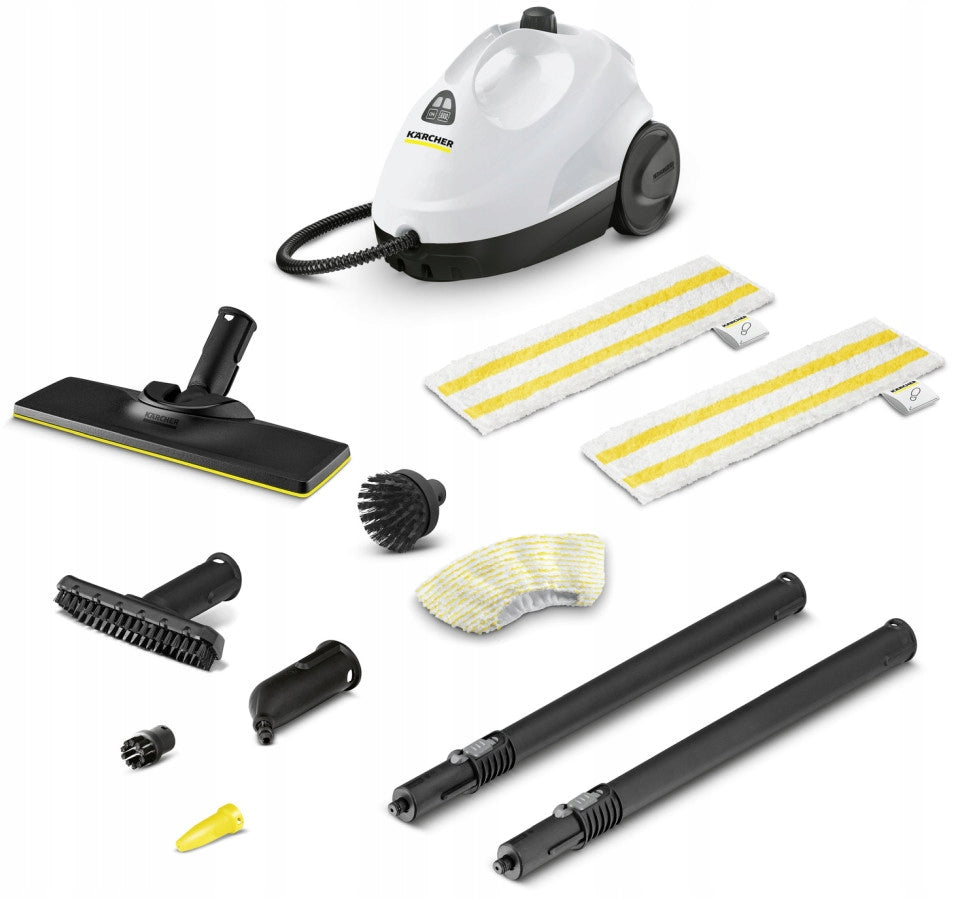 Parownica myjka parowa Karcher SC 2 EasyFix Plus 1500 w zestaw 1.512-614.0 do podłóg, płytek, fug i armatury