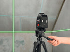 Laser krzyżowy akumulatorowy 360 Parkside Performance pkllp 360 B3 20 m zielona poziomica 2 wiązki dokładność 0,4 mm do