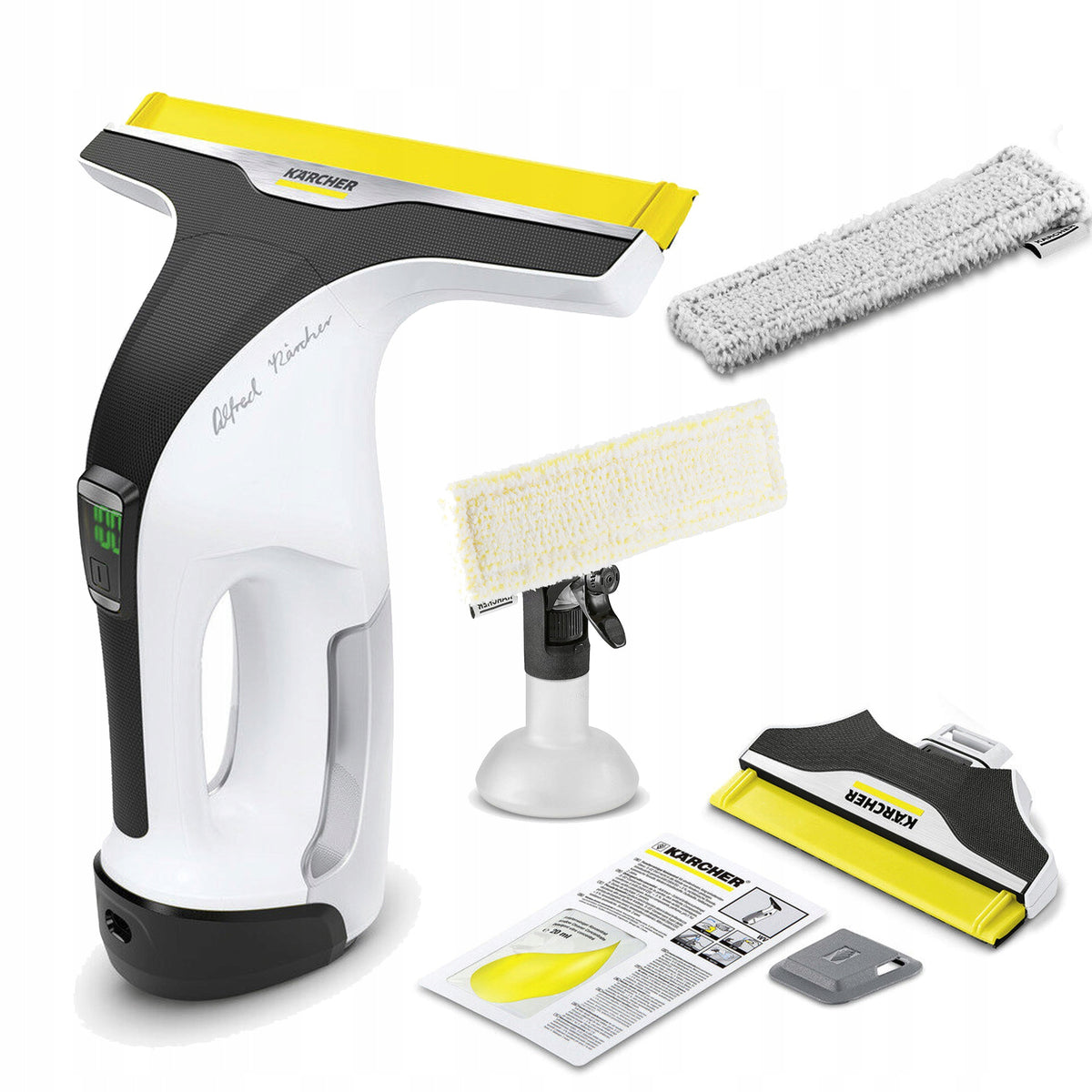 Myjka do okien karcher WV 7 Signature Line odkurzacz do szyb, elektryczna ściągaczka, 100 min pracy, wydajność 300 m²