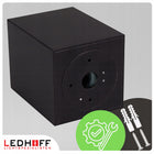 OPRAWA SUFITOWA NATYNKOWA GU10 LED Ruchoma 90x115 Czarna spot DUŻA kinkiet kwadratowa lampa punktowa, regulowany