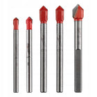 Wiertła do ceramiki i szkła 4-8 mm w pudełku (5 szt.) Milwaukee 4932479948 glazury, płytek, spiralne, chwyt