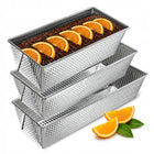 Blacha forma do pieczenia chleba keksówka do ciasta blaszka zestaw XXL 3szt metalowe foremki do wypieków 35 x 12 x 8 cm