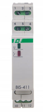 F&F przekaźnik bistabilny BIS-411 230V 16A impulsowy, łącznik elektryczny do instalacji, IP20