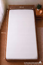 Grube prześcieradło jersey z gumką – 100% bawełna 180/200 premium białe na materac do 30 cm, elastyczne, łatwe