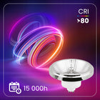 Żarówka LED AR111 ES111 GU10 15W = 100W 3000K Ciepła 24° Srebrna lumiled reflektor punktowy do oświetlenia akcentowego