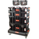 Skrzynka narzędziowa Qbrick system TWO platform set 7w1 mobilny organizer warsztatowy na kółkach, moduły z przegrodami