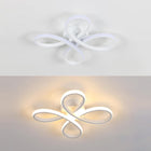 Lampa Sufitowa Wisząca LED Żyrandol Biały Nowoczesny 30W 3000K 30cm oprawa aluminiowa do salonu i jadalni, ciepłe