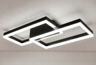 Lampa Sufitowa LED Wisząca Nowoczesna Żyrandol Plafon 48W Biała Neutralna do salonu i jadalni, aluminiowa, 2 punkty