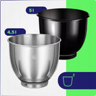 Wielofunkcyjny robot kuchenny mikser planetarny MPM MRK-25 3W1 misa 4,5l do ubijania, miksowania i rozdrabniania