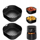 FOREMKA SILIKONOWA WKŁAD DO FRYTKOWNICY AIR FRYER BEZTŁUSZCZOWEJ 23X23cm kieszeń do pieczenia 23 cm z 25 sztuk