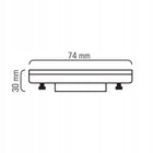 Żarówka LED GX53 12W=85W 1242lm CCD Energooszczędna Brak Migotania 4000K źródło światła, neutralna biała, okrągła