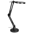 Lampka LED Kosmetyczna Lupa Szkło Powiększające na Biurko do paznokci do manicure, gabinetu kosmetycznego, czarna, E27