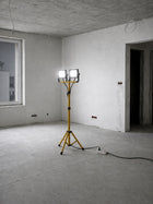 Zestaw Statyw Lampa Robocza Naświetlacz Budowlany 2x 100W LED + przewód do warsztatu garażu i pracy w terenie IP65