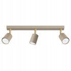 Lampa Sufitowa Żyrandol Plafon Beżowa Kaszmir GU10 LED Regulowana Premium oprawa 3-punktowa metalowa do salonu kuchni