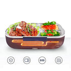 Elektryczny lunchbox pojemnik podgrzewany do auta ciężarówki pracy obiadowy menażka 900 ml na posiłki z tworzywa