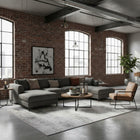 Dywan 160x220 CM szary vintage loft modny do salonu pokoju atypoślizgowy wykładzina prostokątna polipropylenowa