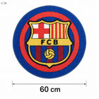 Dywan Okrągły FC Barcelona 60 Cm Krótkie Włosie Licencjonowany wykładzina dekoracyjna do pokoju kibica, poliamidowa