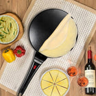 Naleśnikarka elektryczna szybka patelnia do naleśników bez użycia tłuszczu do crepes, placków i pancakes, 20 cm