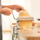Metalowa maszynka do makaronu ciasta lasagne pierogów mielenia ręczna 3w1 wałkownica, krajarka, siekacz, wałkowanie i