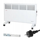 Grzejnik elektryczny z termostatem energooszczędny konwektorowy EWN-2000W 730 mm 400 mm grzewcza biały