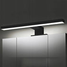 Lampka Łazienkowa Na Szafkę Lampa Nad Lustro LED Czarny Kinkiet Naszafkowy oprawa ścienna zintegrowane źródło światła 7