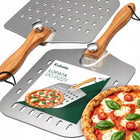 Łopata do pizzy perforowana szufla taca stal nierdzewna inox profesjonalna chleb, ciasta, wypieki, średnica 30,5 cm