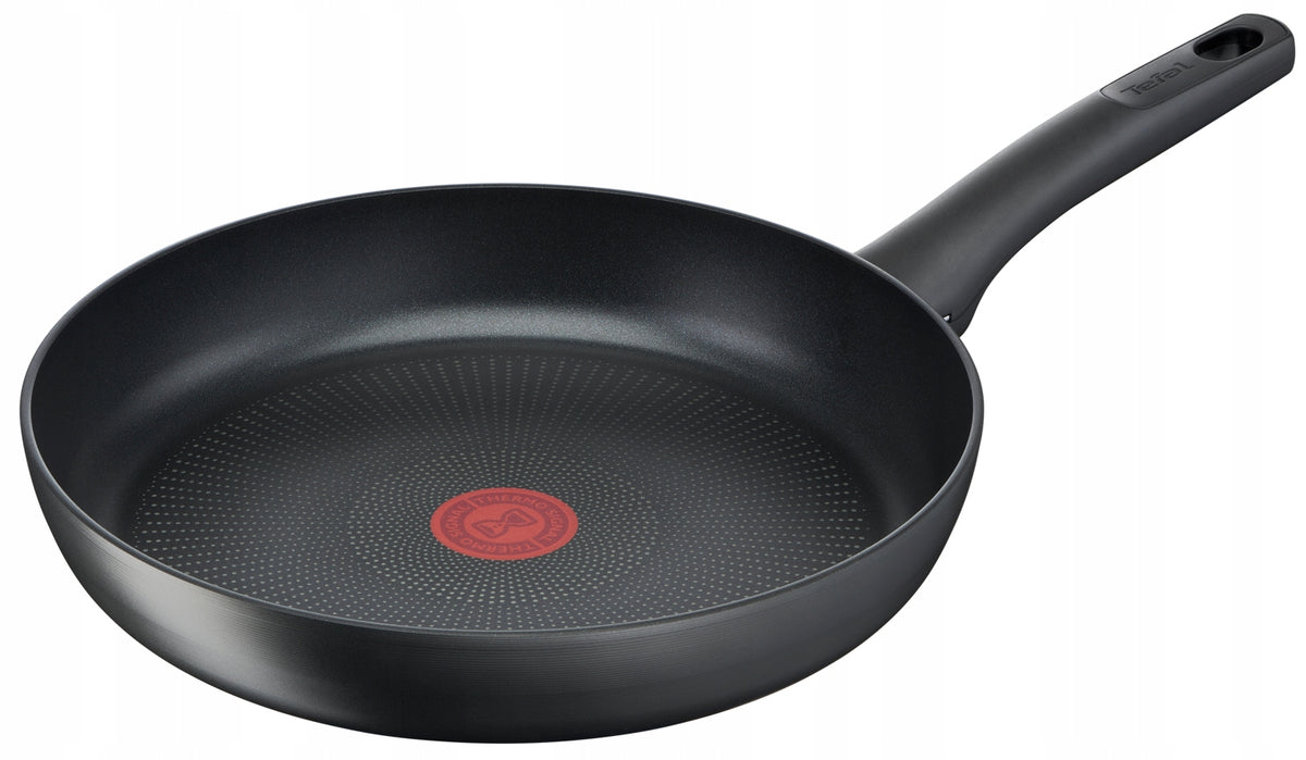 Patelnia do smażenia TEFAL Ultimate 28cm duża Z TYTANEM G2680672 indukcja na gaz, kuchenkę elektryczną i ceramiczną