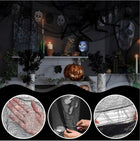 Sztuczna pajęczyna czarna na halloween duża XXL dekoracja ozdoba 183X76 CM sieć pająka na imprezę tematyczną