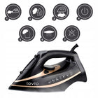 Żelazko Parowe Ceramiczne Pionowe mocne ręczne anti drip anti calc 240g/min steamer do ubrań, 2400 w, zbiornik 380 ml