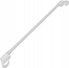 Mini karnisz teleskopowy rozsuwany spring Zazdrostka 45-75 cm drążek do firanek, metalowy do okna, biały lub srebrny