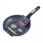 Patelnia Aluminiowa Powłoka Marmurkową Grube dno Indukcja Gaz 24cm kamille do smażenia, kuchenka ceramiczna i