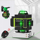 Poziomica laserowa 16 linii laser krzyżowy + statyw 150 CM +2AKU zestaw XXL zielony niwelator 360° do prac remontowych