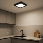 Plafon LED panel natynkowy sufitowy 28,5x28,5cm 24W 4000K biały neutralny lampa kwadratowa do salonu kuchni korytarza