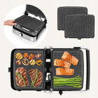 Grill elektryczny Zeegma Chef Easy 2000W regulacja temp. płyty ceramiczne nominalna